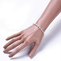 Glass Beads Stretch Bracelets&nbsp;BJEW-JB04410-01