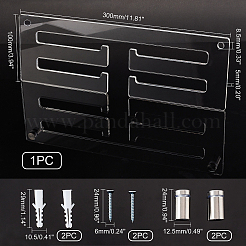 Acrylic Medal Hanger Holder Display Wall Rack&nbsp;HJEW-WH0047-01
