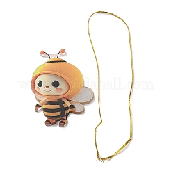 Cute Bees Acrylic Pendant Decoration&nbsp;LS-HJEW-G026-01E