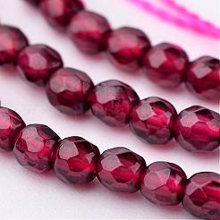 Natural Garnet Bead Strands&nbsp;G-K145-F-3mm-A
