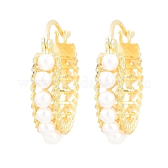 Brass Hoop Earrings&nbsp;EJEW-Z164-15G