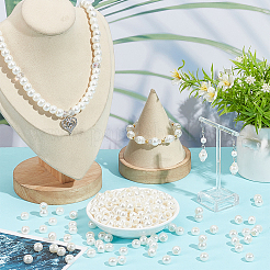 ABS Plastic Imitation Pearl European Beads&nbsp;SACR-NB0001-18A