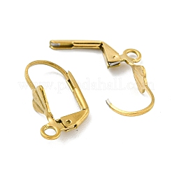 Ion Plating(IP) 304 Stainless Steel Leverback Earring Findings&nbsp;STAS-P360-02A-G