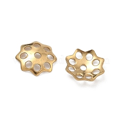 304 Stainless Steel Bead Caps&nbsp;STAS-P448-09M-G
