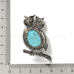 Dyed Synthetic Turquoise Big Pendants&nbsp;G-XCP0001-49