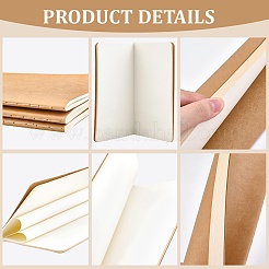 3Pcs Paper Blank Notebooks&nbsp;AJEW-CP0009-79