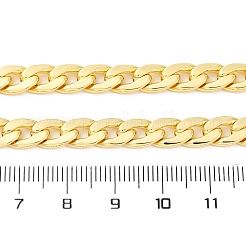 Brass Cuban Link Chain Necklaces for Women&nbsp;NJEW-K282-03G