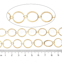 304 Stainless Steel Ring Link Chains&nbsp;CHS-G044-05G-04