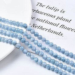 Dyed Natural Quartz Round Bead Strands&nbsp;G-R173-6mm-03