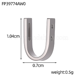 304 Stainless Steel Pendants&nbsp;STAS-OY013-7P