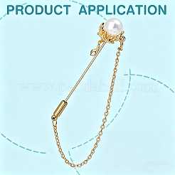 Brass Lapel Stick Pin End Cap&nbsp;FIND-Z123-01G