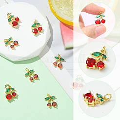 8Pcs 2 Styles Brass Charms&nbsp;KK-SC0006-89