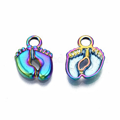 Rainbow Color Alloy Charms&nbsp;PALLOY-N163-106-NR