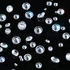 50Pcs 5 Styles Cubic Zirconia Cabochons&nbsp;ZIRC-YW0001-21
