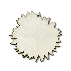 American Flag Theme Single Face Printed Aspen Wood Big Pendants&nbsp;WOOD-G014-15