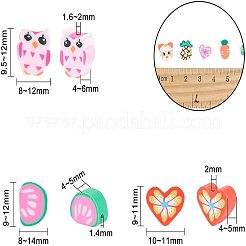 Handmade Polymer Clay Beads&nbsp;CLAY-NB0001-18