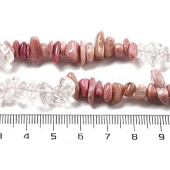 Natural Quartz Crystal & Rhodonite Beads Strands&nbsp;G-L610-A22-01