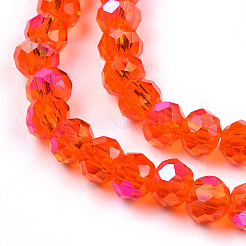 Electroplate Glass Beads Strands&nbsp;LS-EGLA-A034-T2mm-L29