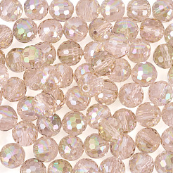 80Pcs AB Color Plated Glass Beads&nbsp;EGLA-TA0013-18