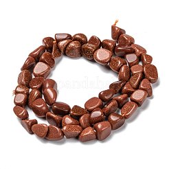 Synthetic Goldstone Beads Strands&nbsp;G-G018-14B