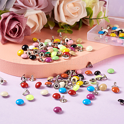 130 Sets 13 Colors Enamel Rivets&nbsp;FIND-SW0001-17