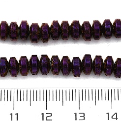 Electroplated Natural Lava Rock Beads Strands&nbsp;G-A256-E01-01I