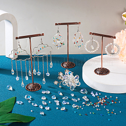 DIY Wire Wrap Earring Making Kit&nbsp;DIY-TA0004-87