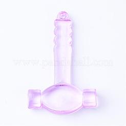 Transparent Acrylic Big Pendants&nbsp;TACR-S132-05