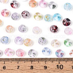Baking Paint Transparent Glass Beads&nbsp;DGLA-T004-07L