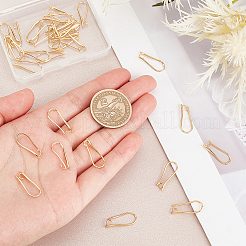 30Pcs Rack Plating Brass Earring Hooks&nbsp;KK-DC0002-39
