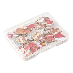 30Pcs 15 Styles Alloy Enamel Pendants&nbsp;ENAM-FS0003-52A