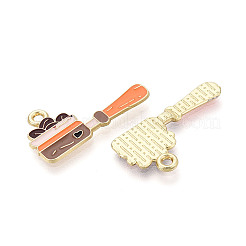 Alloy and Enamel Pendants&nbsp;PALLOY-T093-10G