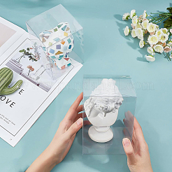 15Pcs Rectangle Transparent Plastic PVC Box Gift Packaging&nbsp;CON-BC0002-21A
