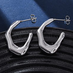 304 Stainless Steel Stud Earrings&nbsp;EJEW-B108-18P