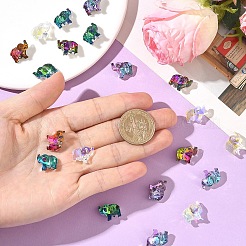 20Pcs Transparent Glass Beads&nbsp;GLAA-YW0005-34