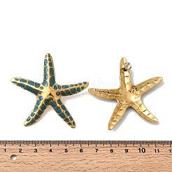 Starfish 304 Stainless Steel Enamel Stud Earrings&nbsp;EJEW-C169-04G