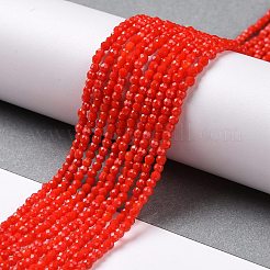 Glass Imitation Jade Beads Strands&nbsp;GLAA-H021-02-06