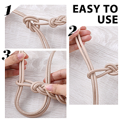 3Pcs 3 Colors PU Leather Rope Knot Tie Waist Belly Belts for Women&nbsp;AJEW-CL0003-71A