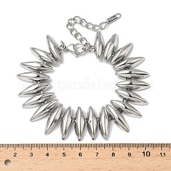 304 Stainless Steel Link Chain Bracelets for Women&nbsp;BJEW-Z134-03P