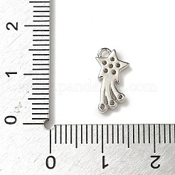 Brass Micro Pave Cubic Zirconia Charms&nbsp;KK-I276-43P