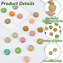 2 Strands Glass Beads Strands&nbsp;GLAA-PA0001-64