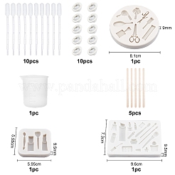 DIY Makeup Tools Silicone Molds Kits&nbsp;DIY-GF0002-34