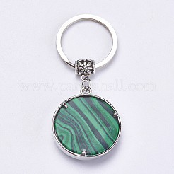 Synthetic Gemstone Keychain&nbsp;KEYC-G043-B07