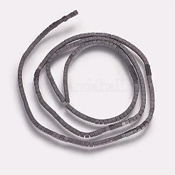 Electroplate Non-magnetic Synthetic Hematite Bead Strands&nbsp;G-P244-04C