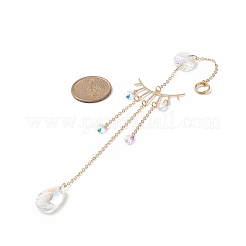 AB Color Glass Teardrop Window Hanging Suncatchers&nbsp;HJEW-JM00921