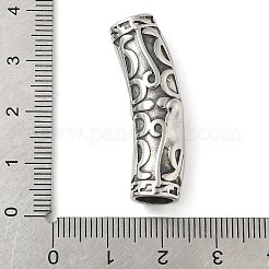 304 Stainless Steel Tube Beads&nbsp;STAS-Z147-12AS-03