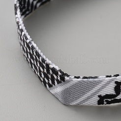 Ethnic Style Polyester Cord Braided Bracelets for Men Women&nbsp;BJEW-WH0022-66D