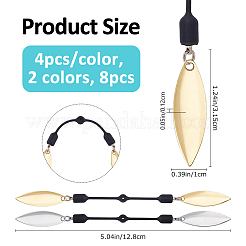 8Pcs 2 Colors Brass Fishing Lures&nbsp;FIND-FH0017-60B