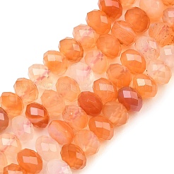 Natural Red Agate Beads Strands&nbsp;G-C259-A37-5x8mm