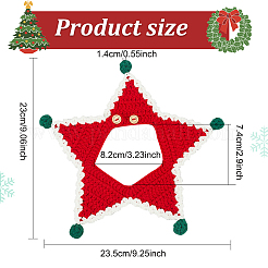 Christmas Cotton Woven Cat Collars&nbsp;AJEW-WH0258-677